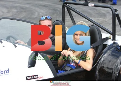 Celebrity Driving Challenge for 'Help for Heroes'