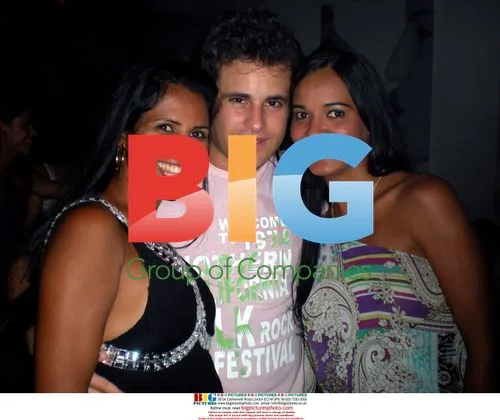 Jaciara, ex-wife of Deco, at Pacha club in Ibiza