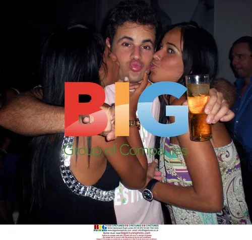 Jaciara, ex-wife of Deco, at Pacha club in Ibiza