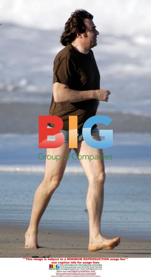 Jonathan Ross in 007 Shorts in Florida