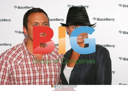 Joel Beckett and Emma Barton at Blackberry party