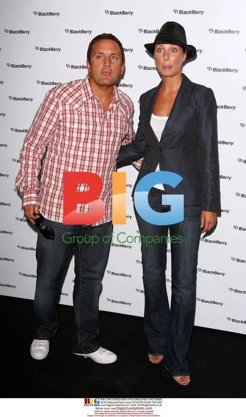 Joel Beckett and Emma Barton at Blackberry party