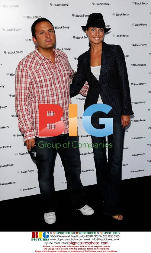 Emma Barton and Joel Beckett at BlackBerry Bold Launch Party