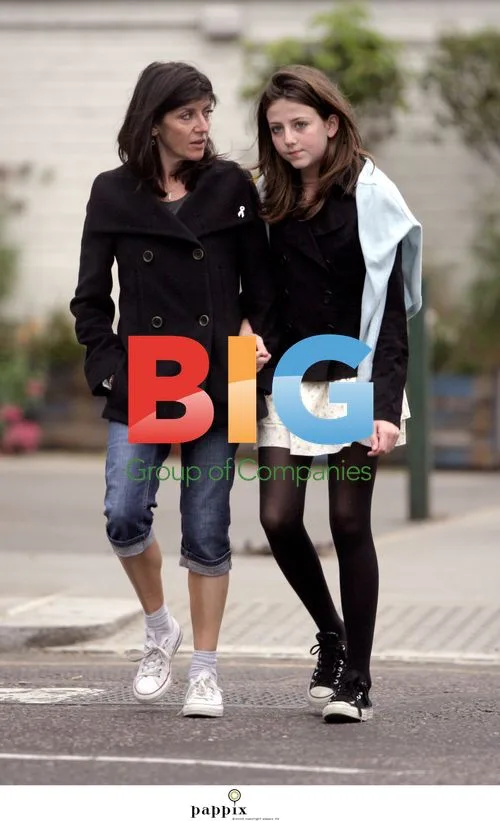 Emma Freud out strolling with daughter in London