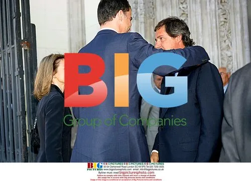 Spanish royals at funeral of Jose Maria Entrecanales