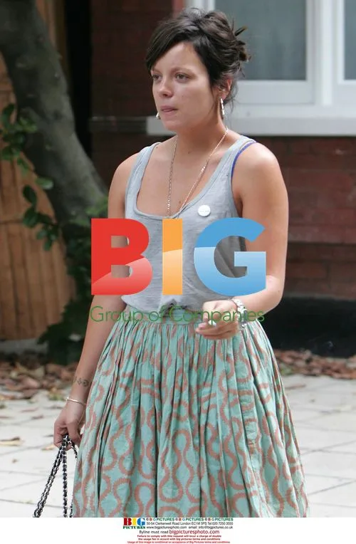 Ed Simons and Lily Allen leave London