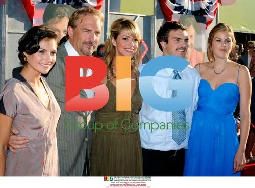 Kevin Costner Family at "Swing Vote" Premiere