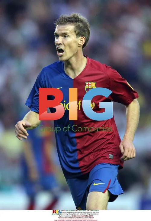 Alexander Hleb of Barcelona during Hibernian match