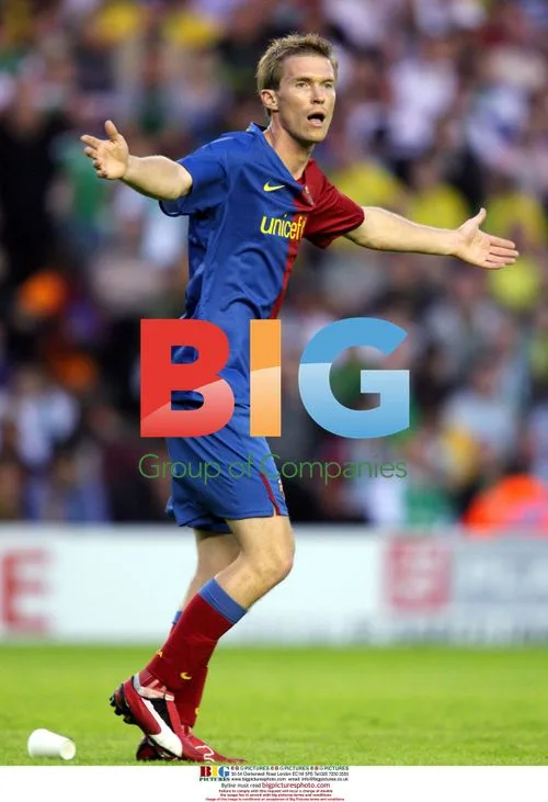 Alexander Hleb of Barcelona during friendly match
