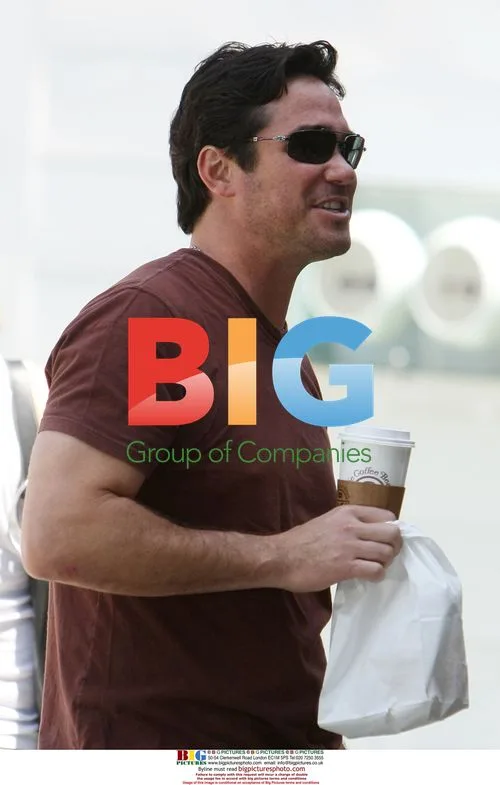 Dean Cain Chatting in Malibu