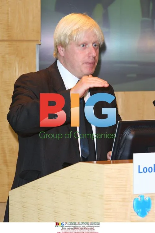 Boris Johnson at Barclays Bank Canary Wharf