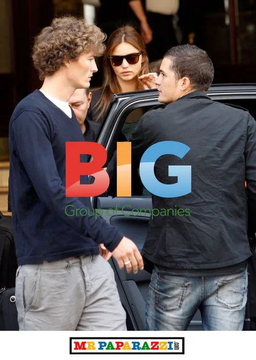 Orlando Bloom and Miranda Kerr in Paris