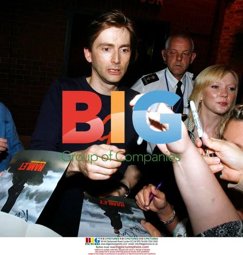 Gordan Brown at 'Hamlet' Opening in Stratford