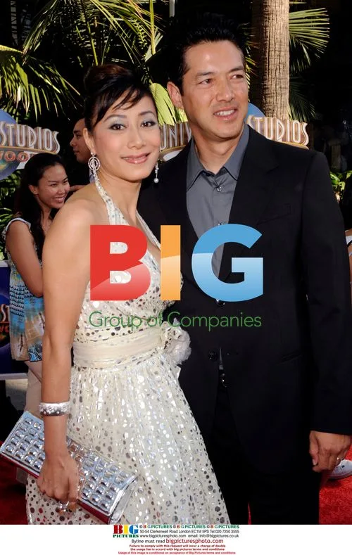 Russell Wong and Flora Cheung at "The Mummy" Premiere