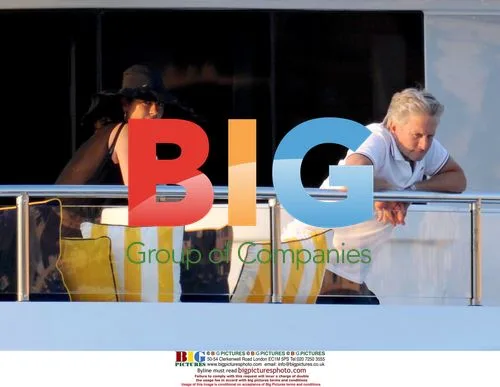 Catherine Zeta-Jones and Michael Douglas in Saint-Tropez