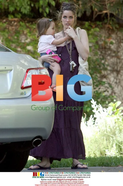 Amanda Pete out with daughter Frances Pen