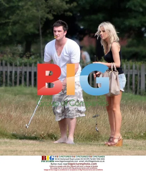 Big Brother's Stephanie and Liam in London Park