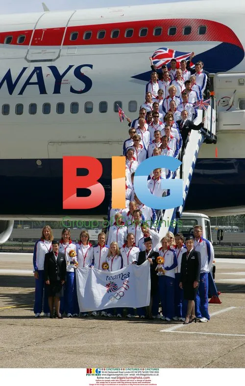 British Olympic team flies to Beijing
