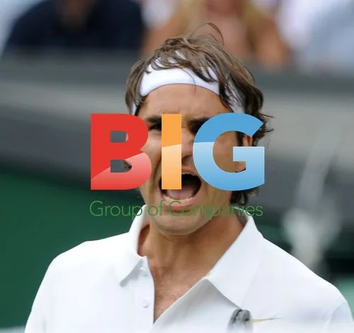 Roger Federer celebrates Wimbledon semi-final win