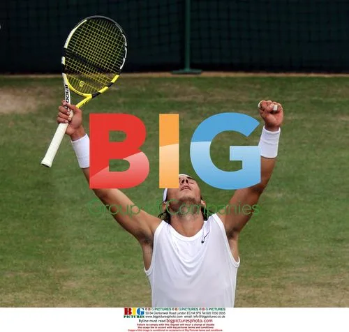 Nadal Celebrates Wimbledon Semi-Final Victory