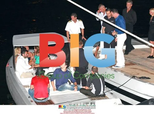 Elton John's hubby with Kid Rock on yacht