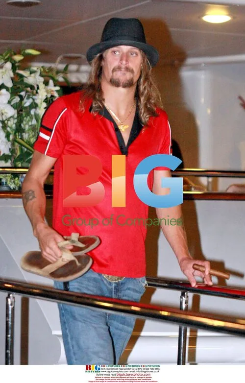 Elton John's hubby and Kid Rock on Cavalli's yacht