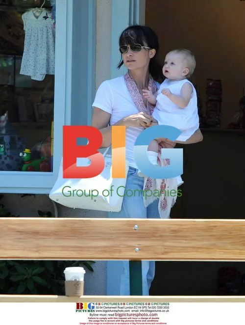 Rosetta Getty and daughter June in Malibu