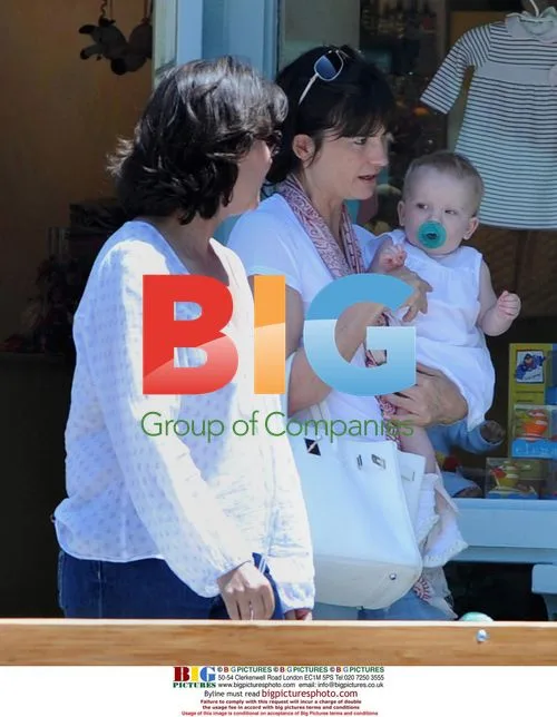 Rosetta Getty and daughter in Malibu
