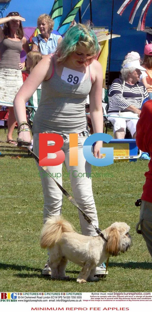 Jonathan Ross family at Scruffs Dog Show