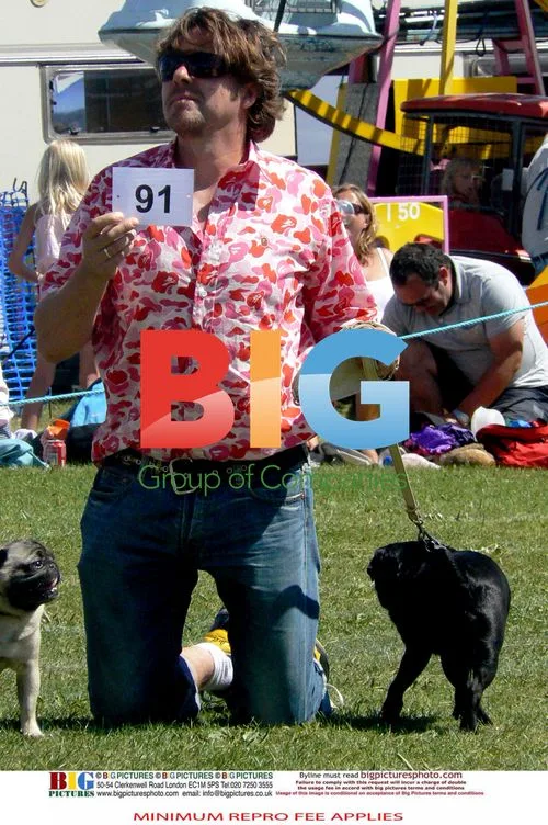 Jonathan Ross & Family at Swanage Dog Show