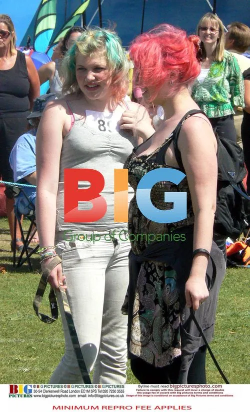Jonathan Ross family at Scruffs Dog Show
