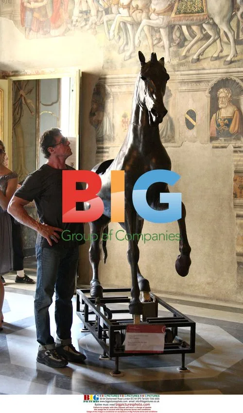 Sylvester Stallone Family in Rome