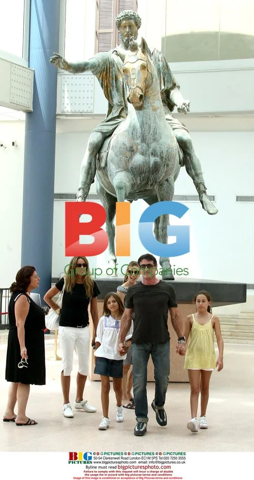 Sylvester Stallone and Family on Holiday in Rome
