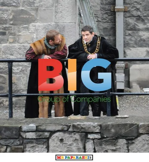 Tudors Actors on Set in Dublin