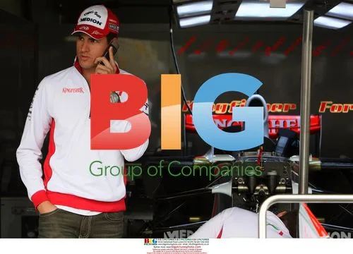 Adrian Sutil at German GP in Hockenheim