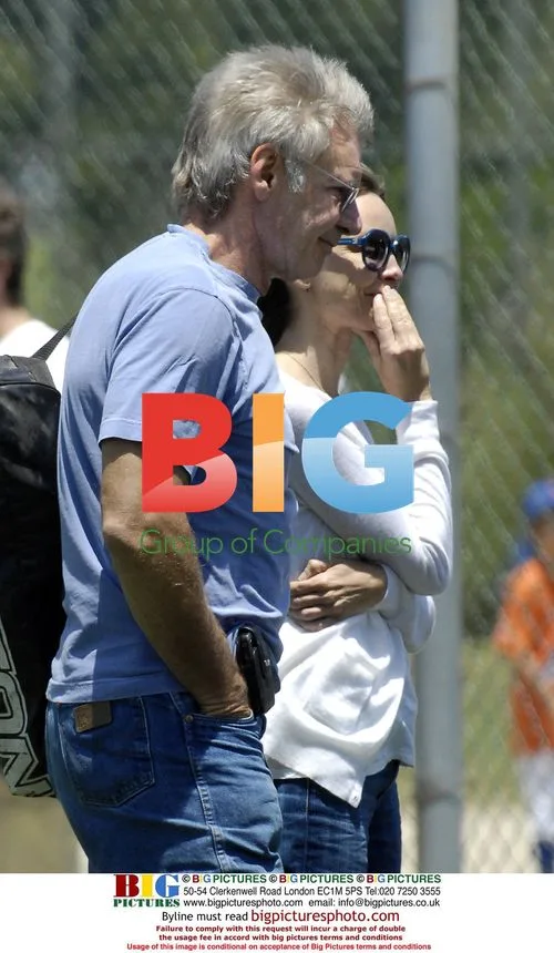 Harrison Ford Watches Son Liam Play Baseball