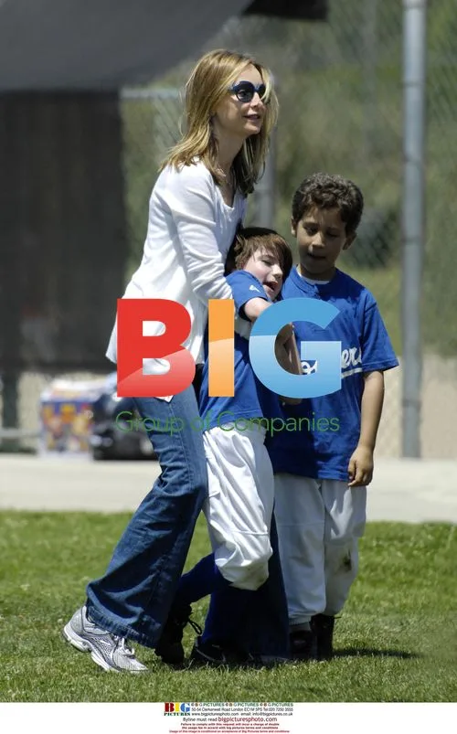 Harrison Ford and Calista Flockhart at Son's Baseball Game