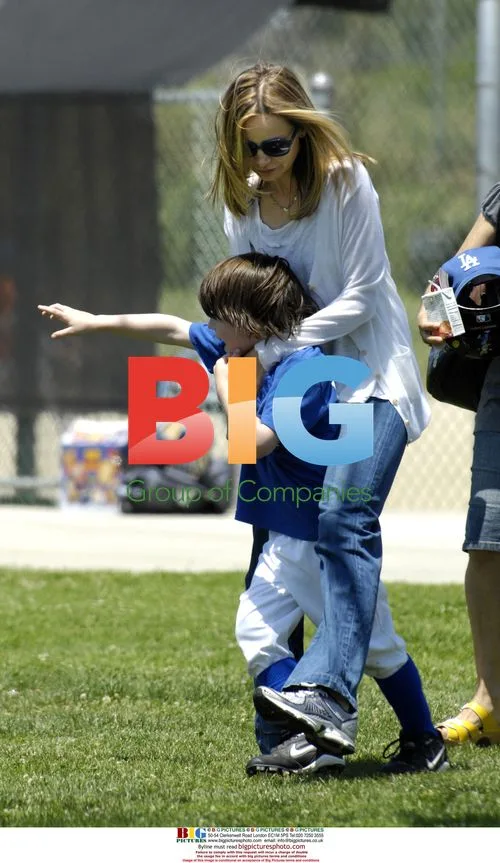 Harrison Ford and Calista Flockhart watch son Liam