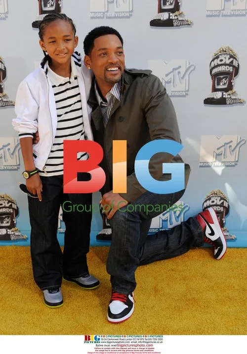 Will Smith and son Jayden at 2008 MTV Movie Awards