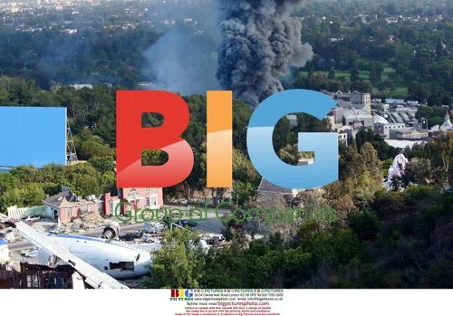 Fire Rages at Universal Studios