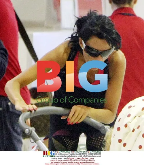 Katie Price and Family at Airport