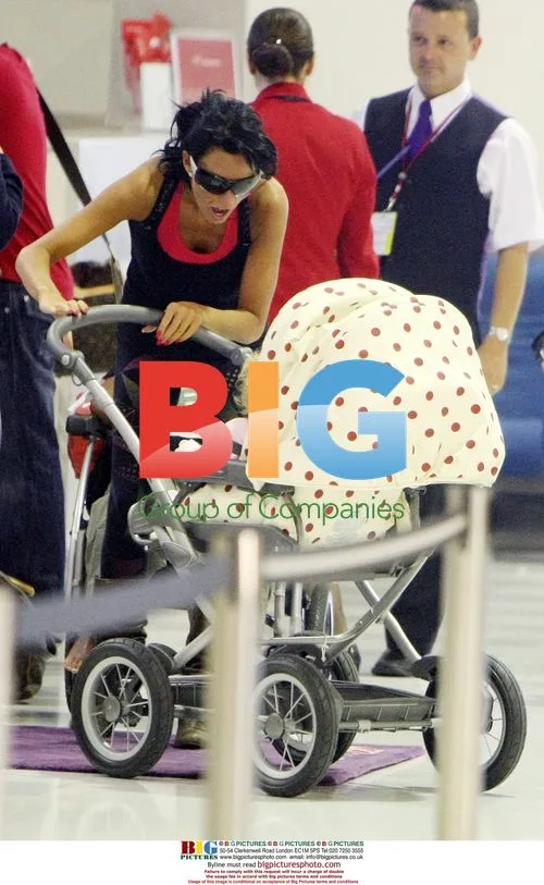 Katie Price and Family at Airport