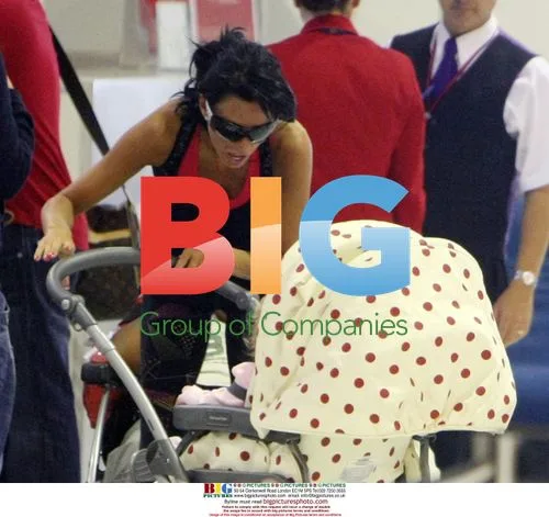 Katie Price and Family at Airport