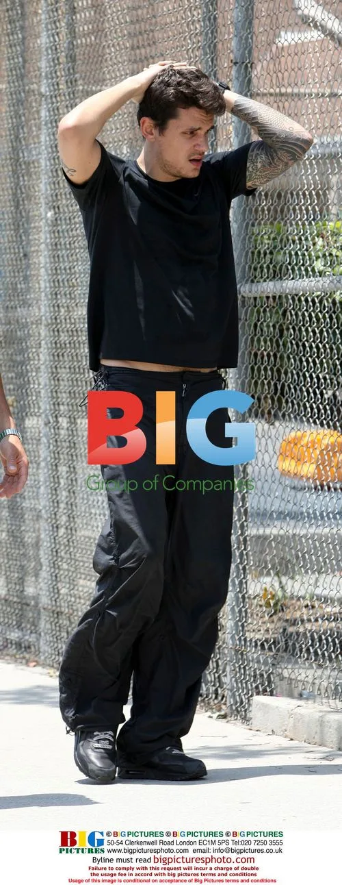 John Mayer Visits Trainer Harley Pasternak