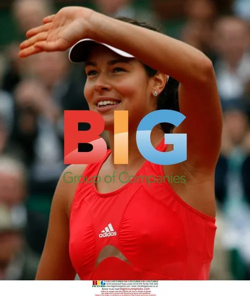 Ana Ivanovic reacts at French Open