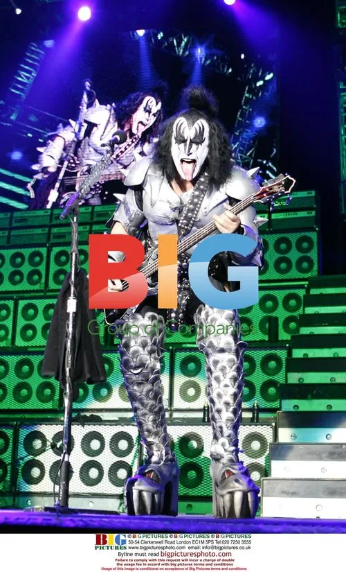 KISS Band Rocking Concert