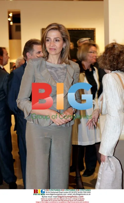 Princess Cristina of Spain visits art expo