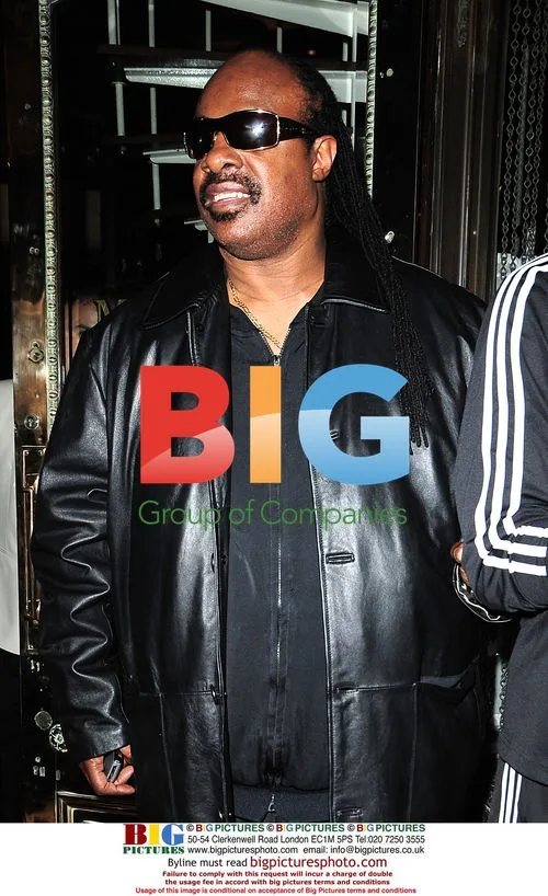 Stevie Wonder Has Dinner in London