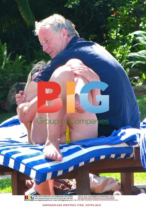 Chris Tarrant and Jane Bird on Vacation in Spain