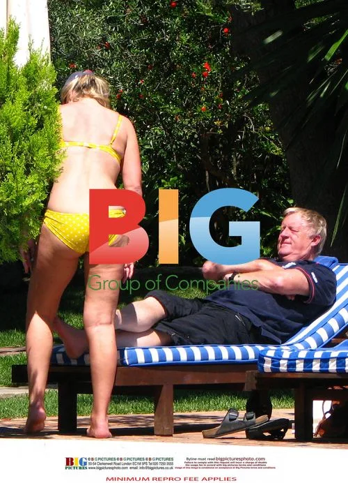Chris Tarrant and Jane Bird on Vacation in Spain